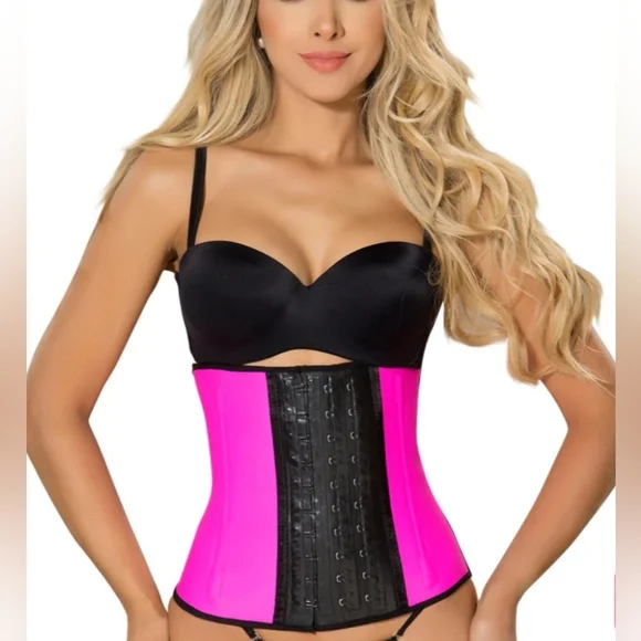 Pink - Waist Trainers - Fitness Sweat Belt - Sz S - Waistline 25.5 - 27 in - Picture 2 of 7